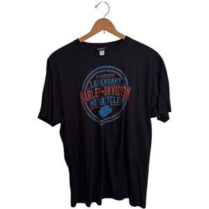 Harley Davidson Mt. Rainier Seattle Washington Mens Small Short Sleeve Black Xl